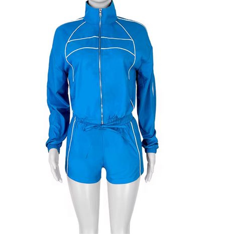 WINDBREAKER SHORT SET