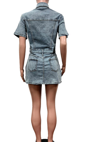 Denim dress