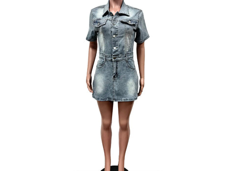 Denim dress