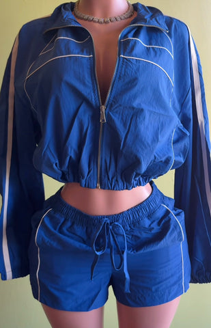 WINDBREAKER SHORT SET
